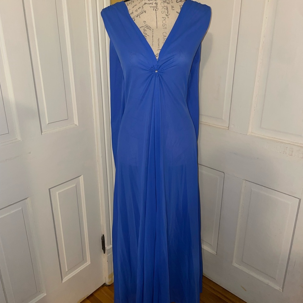 Vintage Blue Maxi Dress